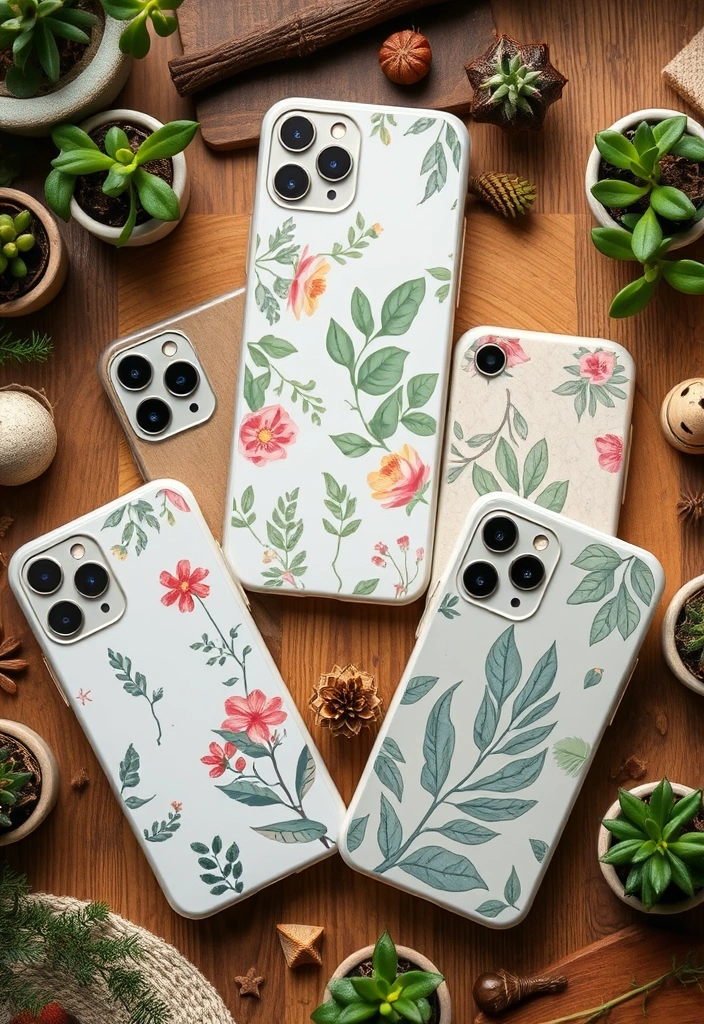 10 Stunning iPhone 12 Phone Cases That'll Elevate Your Style Instantly! - 3. Nature-Inspired Designs