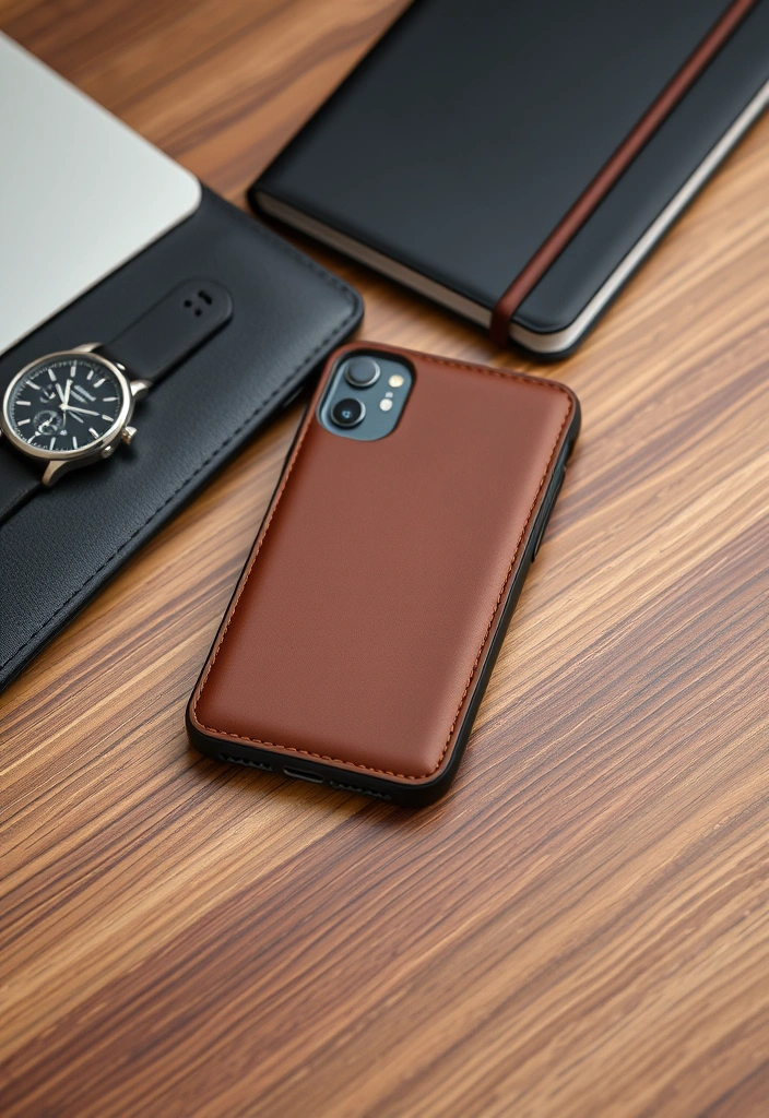 10 Stunning iPhone 12 Phone Cases That'll Elevate Your Style Instantly! - 5. Leather Luxury