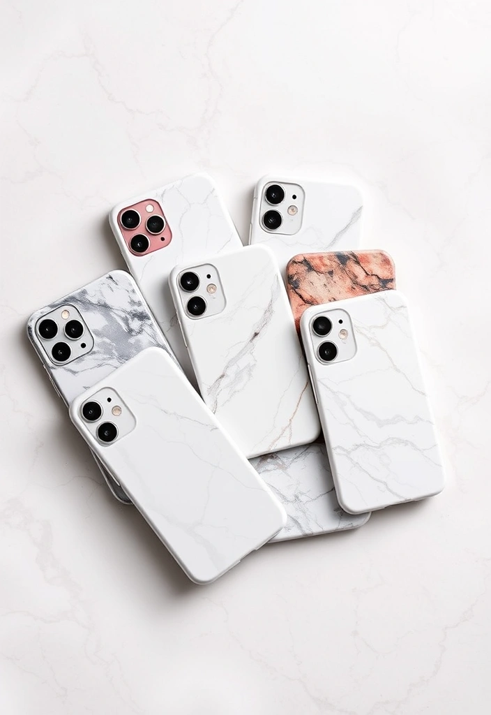 10 Stunning iPhone 12 Phone Cases That'll Elevate Your Style Instantly! - 8. Artistic Marble Patterns