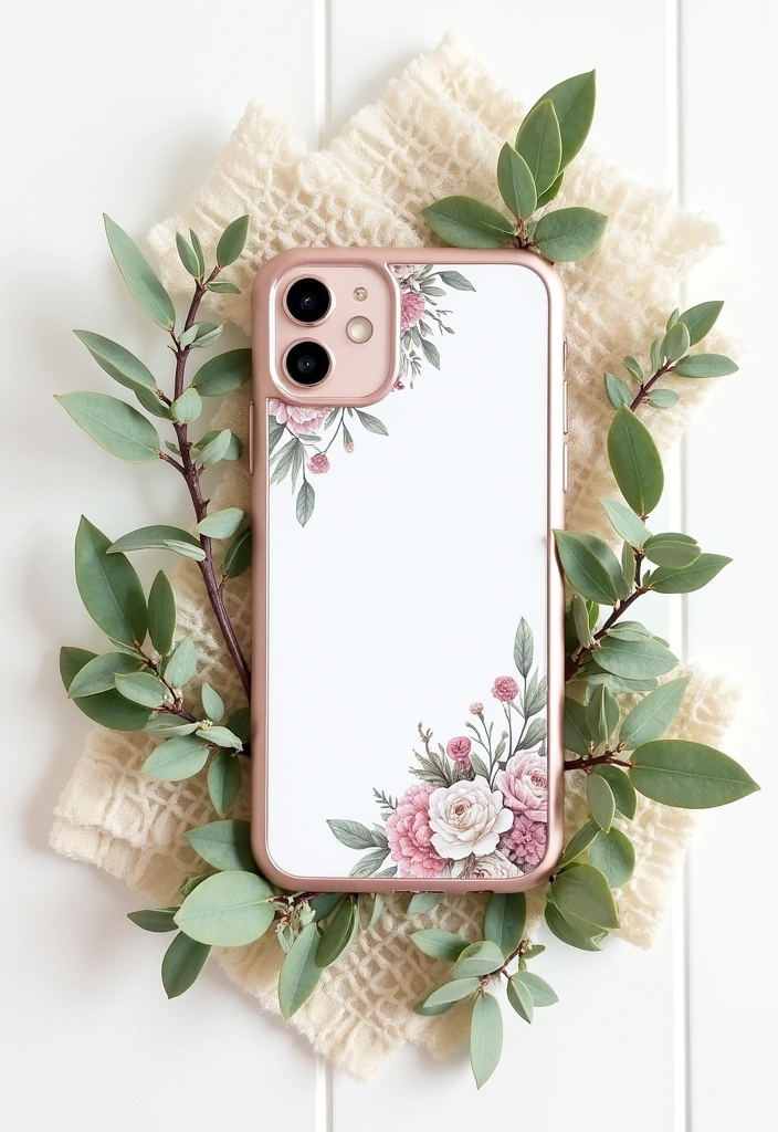 12 Gorgeous Floral Phone Case Ideas That Will Brighten Your Day (You’ll Love #5!) - 5. Elegant Botanical Prints