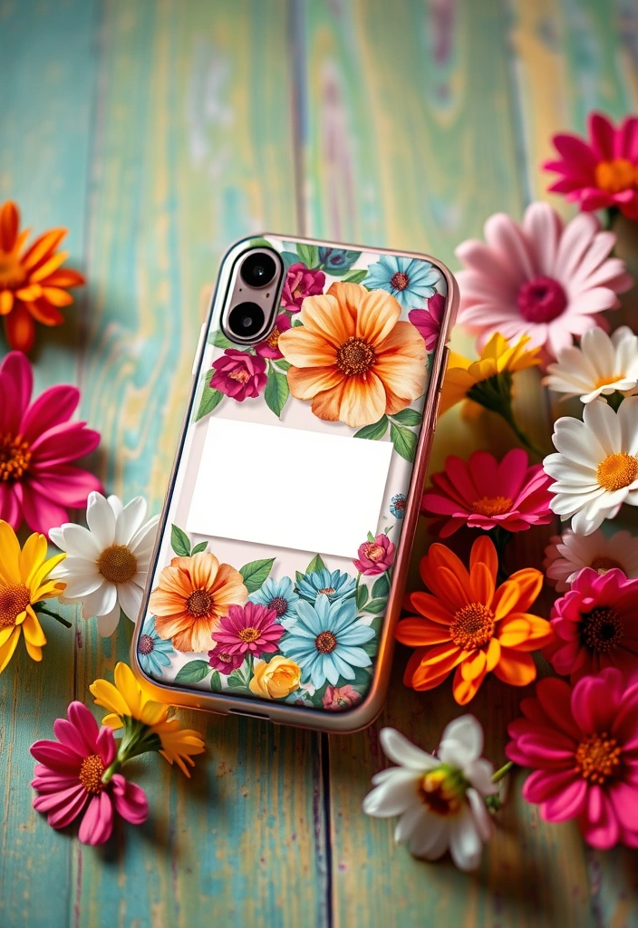 12 Stunning Wildflower Phone Cases That Will Make You Fall in Love with Nature! - 12. Customizable Floral Designs