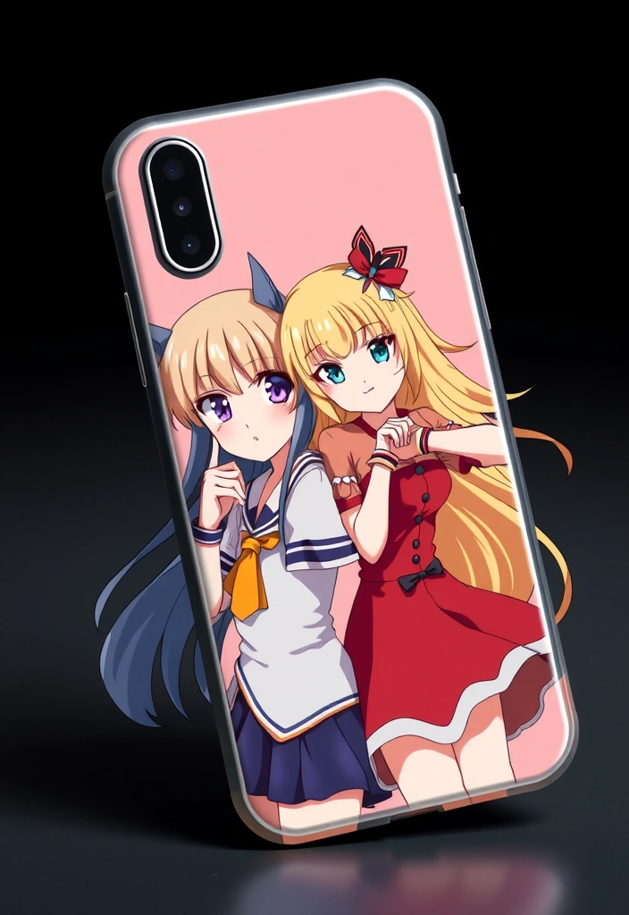 14 Custom Anime Phone Cases That Are Totally Unique (Wait Until You See #9!) - 12. Character Mashup Cases