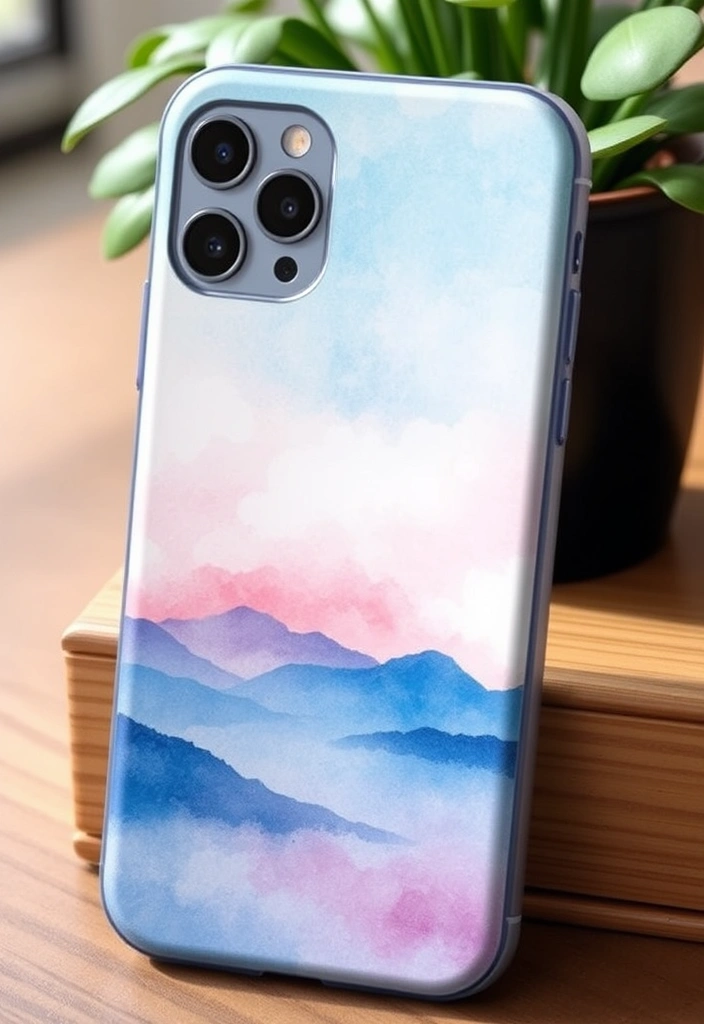 14 Custom Anime Phone Cases That Are Totally Unique (Wait Until You See #9!) - 3. Watercolor Style Cases