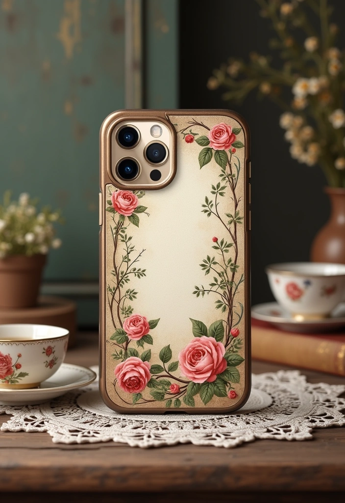 14 Unique iPhone 12 Phone Cases That Will Make Your Friends Jealous! - 12. Vintage Floral