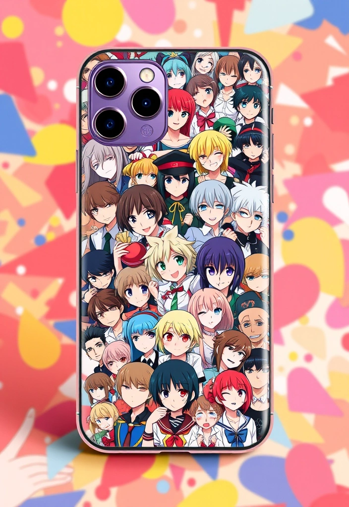 15 Adorable Anime Phone Cases That'll Make Your Friends Jealous! - 10. Anime Mashup Cases
