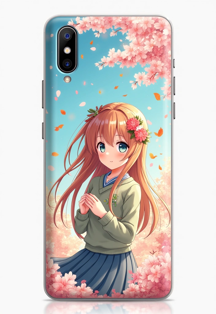 15 Adorable Anime Phone Cases That'll Make Your Friends Jealous! - 15. Seasonal Anime Designs