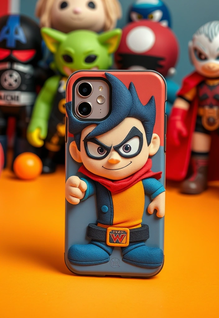 15 Adorable Anime Phone Cases That'll Make Your Friends Jealous! - 6. 3D Character Cases