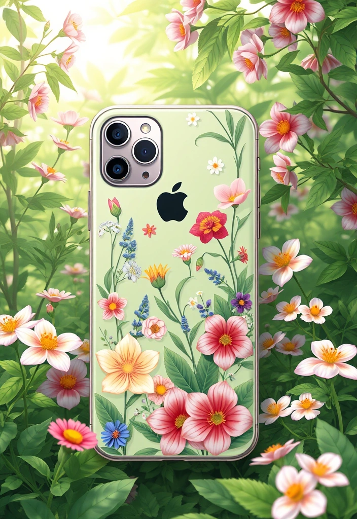 15 Adorable Anime Phone Cases That'll Make Your Friends Jealous! - 8. Nature-Inspired Anime Cases