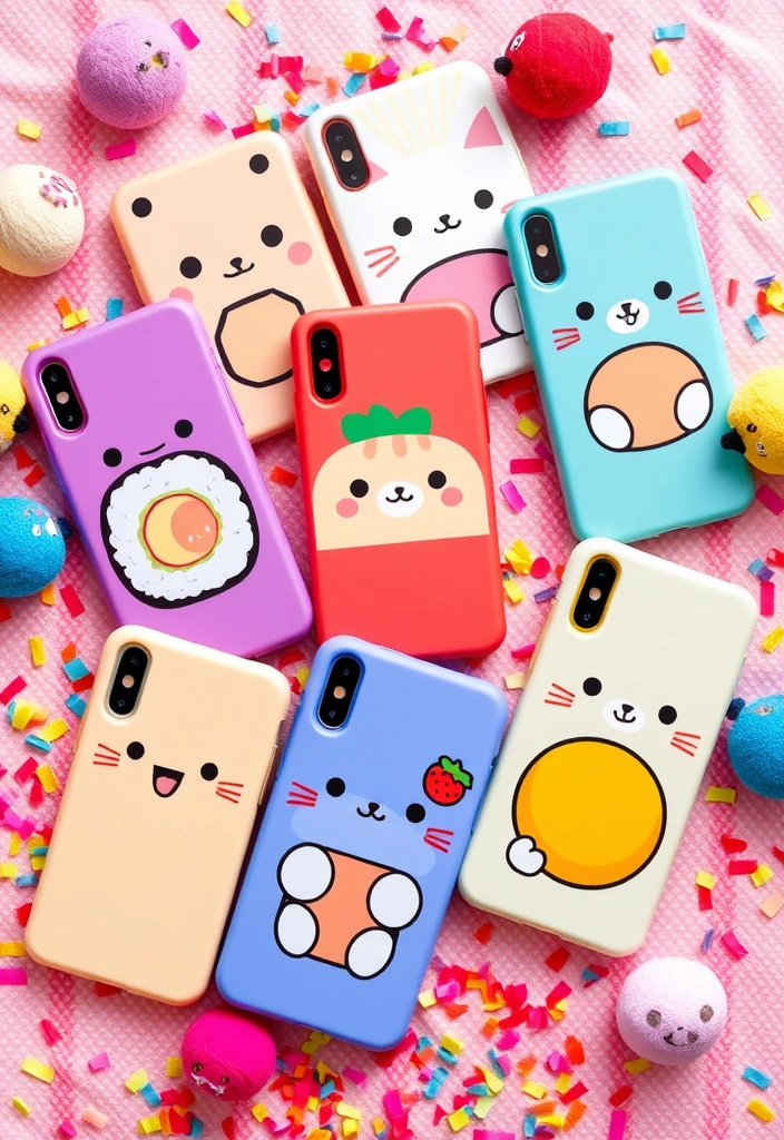 15 Adorable Phone Cases That Will Make Your Friends Jealous (You Won't Believe #8!) - 2. Kawaii Characters