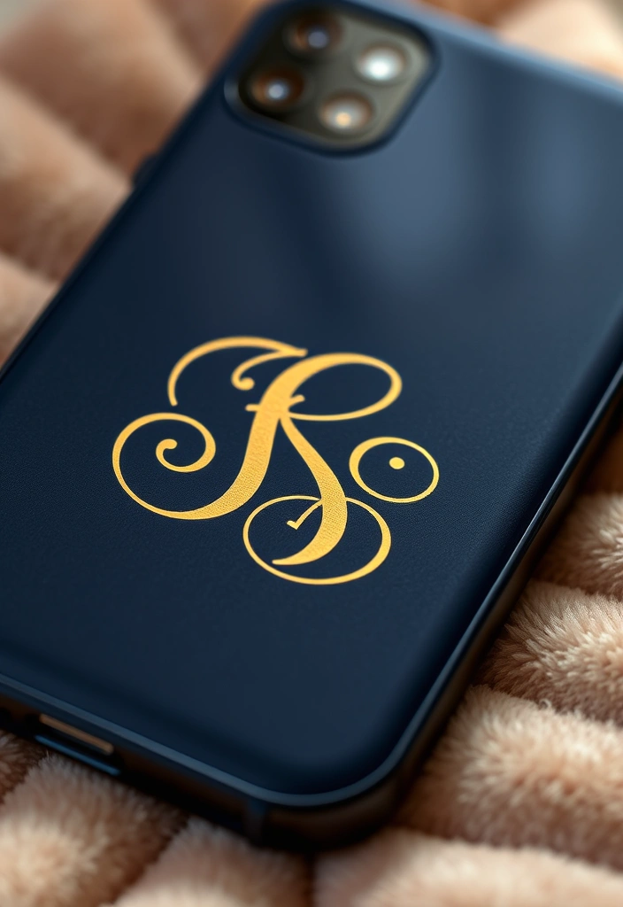 15 Stunning iPhone 16 Custom Cases That Will Make Your Friends Jealous! - 1. Monogram Magic: Personalized Elegance