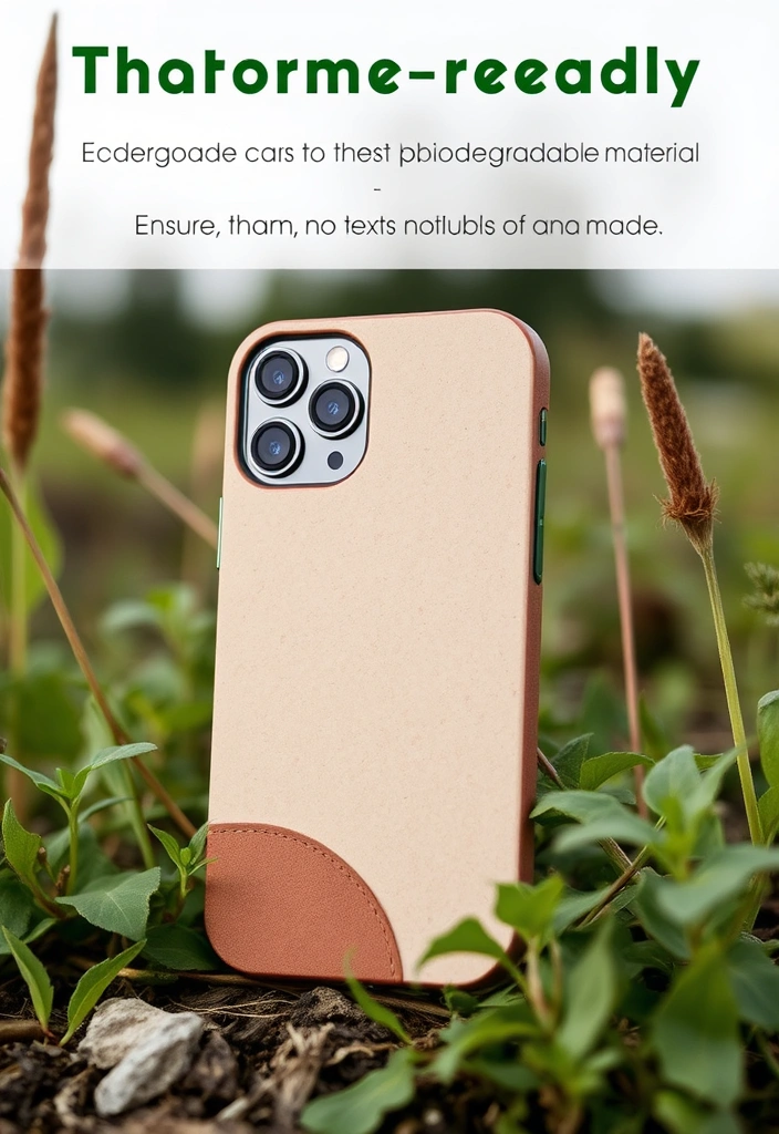 15 Stunning iPhone 16 Custom Cases That Will Make Your Friends Jealous! - 10. Eco-Friendly Cases: Sustainable Style
