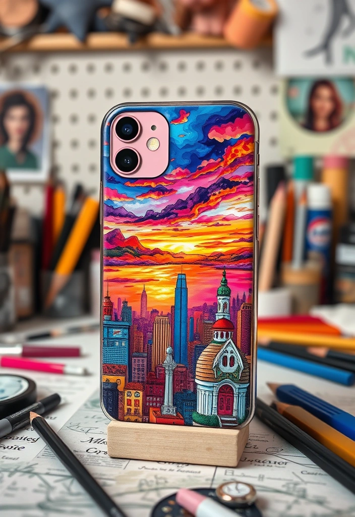 15 Stunning iPhone 16 Custom Cases That Will Make Your Friends Jealous! - 4. Artistic Illustrations: A Canvas for Creativity