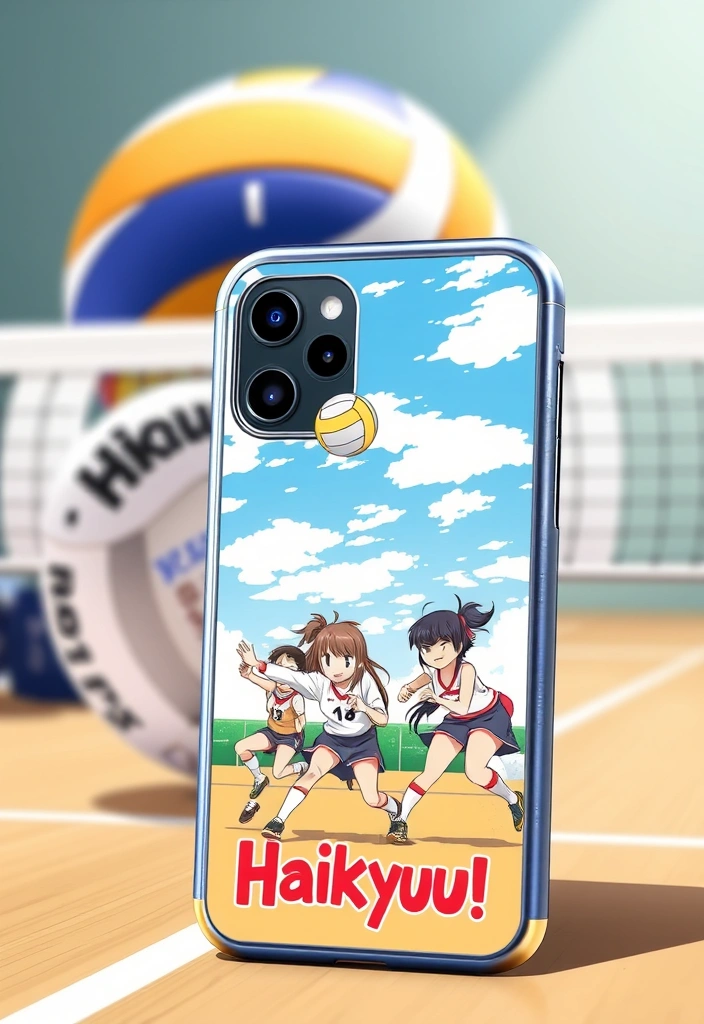 16 Durable Anime Phone Cases That Will Keep Your Phone Safe (You’ll Love #11!) - 13. Haikyuu!! Volleyball Team Case
