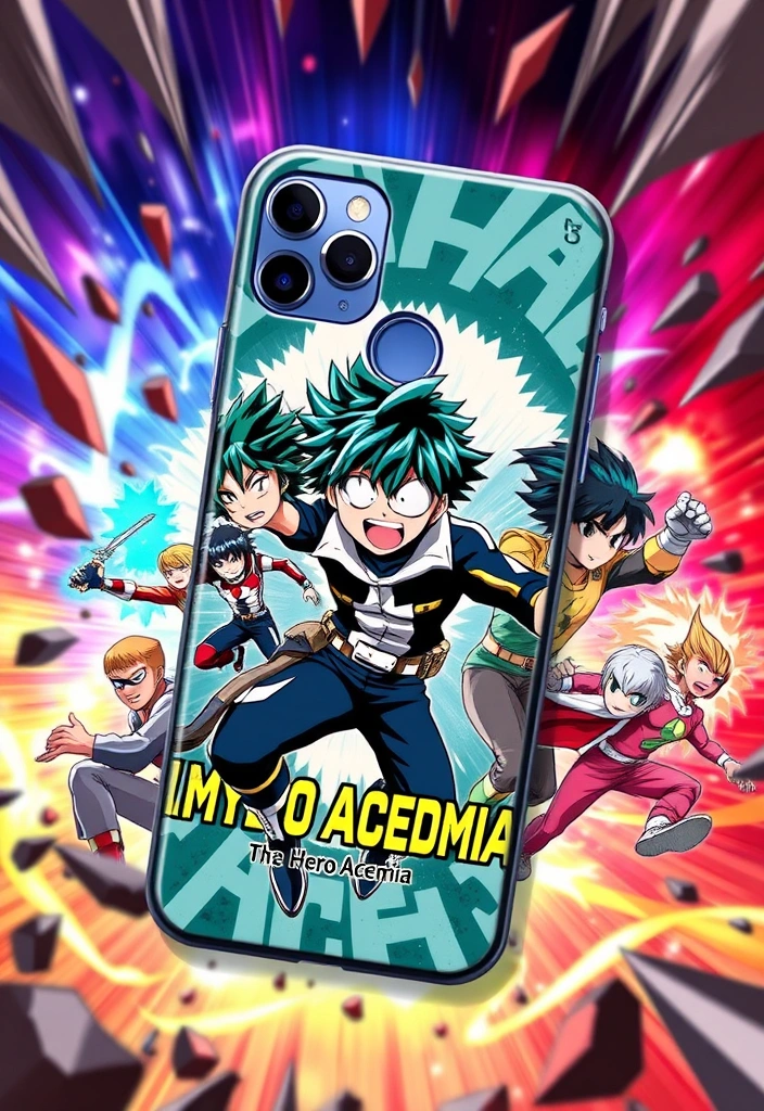 16 Durable Anime Phone Cases That Will Keep Your Phone Safe (You’ll Love #11!) - 6. My Hero Academia Heroic Case