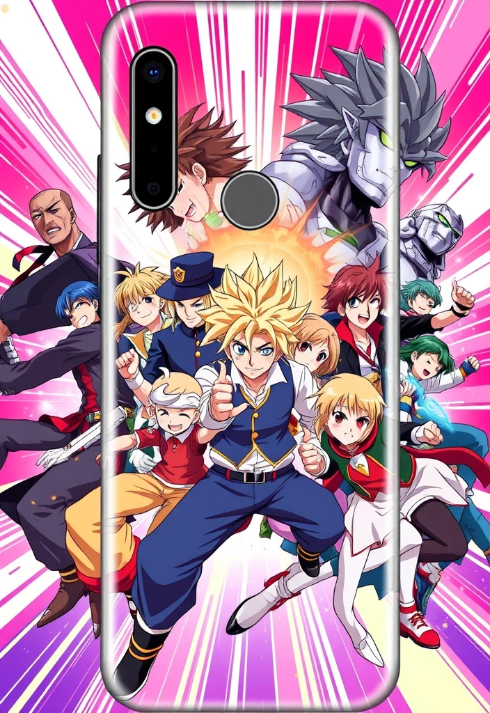 16 Trending Anime Phone Cases You Must Have in 2023 (Get Ready for #9!) - 6. Anime Mashups