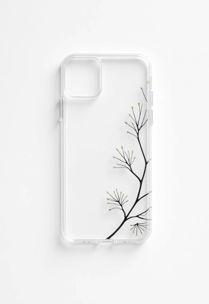 18 Luxurious Black and White Phone Cases That'll Make You Feel Like a Million Bucks! - 10. Minimalist Clear Cases