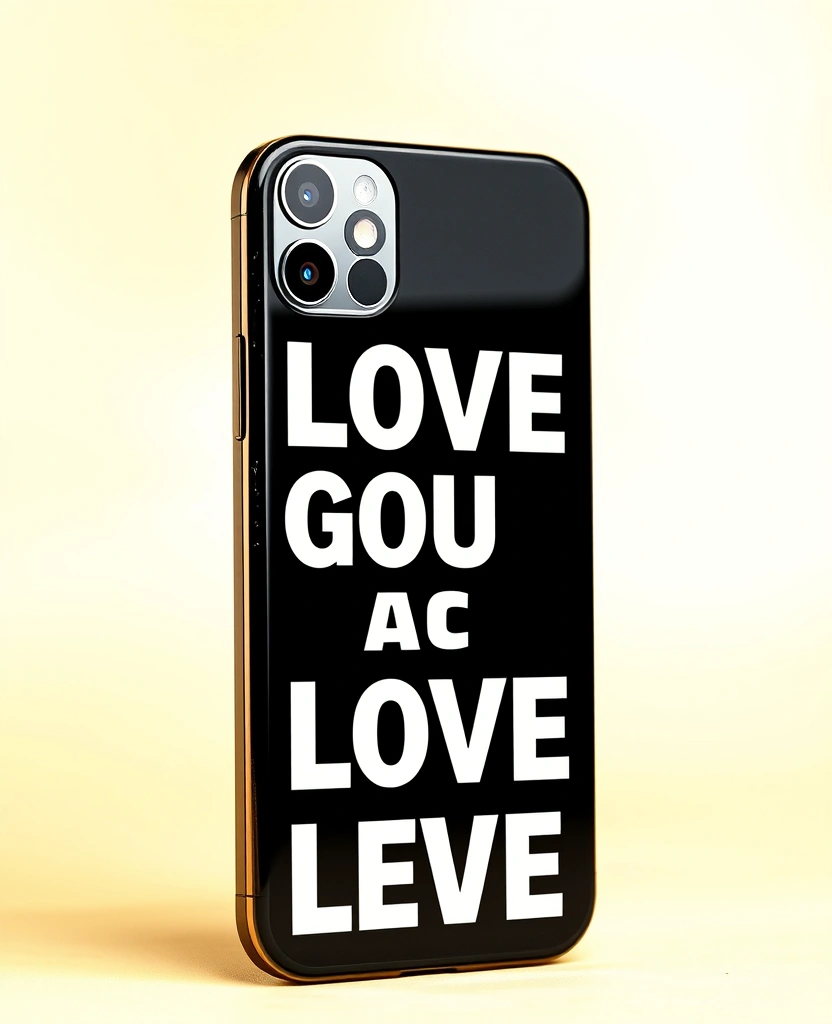 18 Luxurious Black and White Phone Cases That'll Make You Feel Like a Million Bucks! - 11. Bold Typography Statements