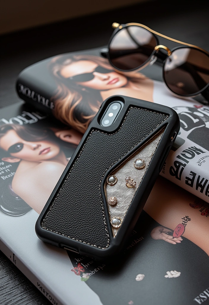 18 Luxurious Black and White Phone Cases That'll Make You Feel Like a Million Bucks! - 15. Fashion-Forward Collaboration Designs