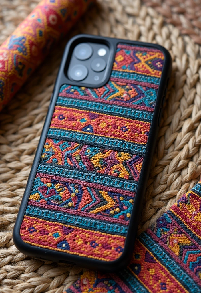 19 Artistic iPhone Cases That'll Turn Your Phone into a Work of Art (You’ll Love #3!) - 10. Cultural Patterns and Textiles