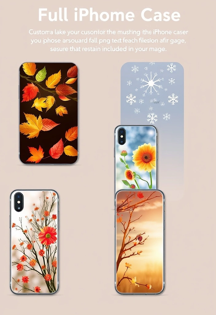 19 Customizable iPhone Cases That Let You Show Off Your Style (Don’t Miss #12!) - 11. Seasonal Themes
