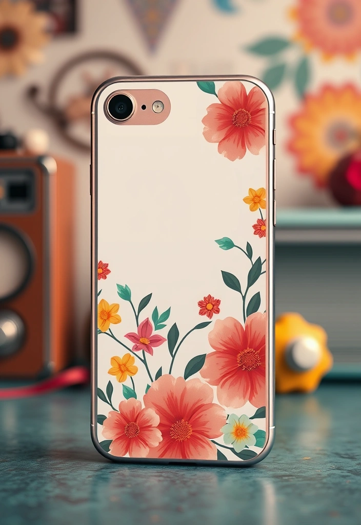 19 Customizable iPhone Cases That Let You Show Off Your Style (Don’t Miss #12!) - 13. Retro and Vintage Styles