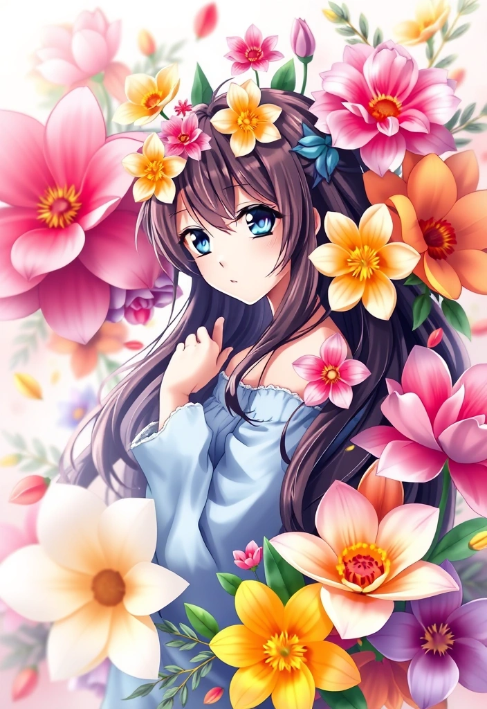 20 Must-Have Anime Phone Cases That'll Make Your Friends Jealous! - 6. Floral Anime Designs