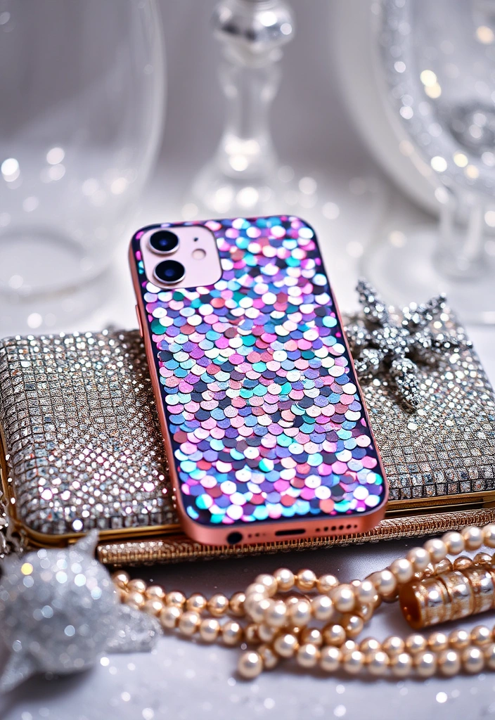 20 Stylish Phone Cases That Will Make Your Friends Jealous (You Won't Believe #7!) - 5. Glitzy Glam