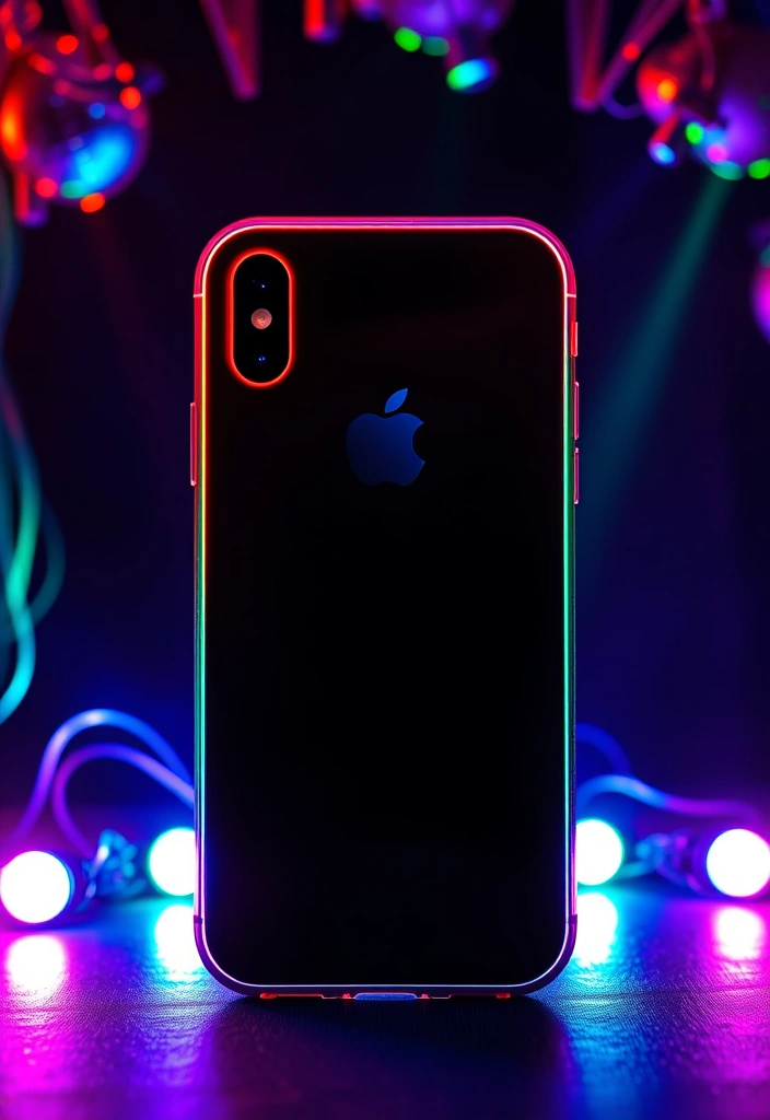 20 Trendy iPhone Cases That Will Make Your Friends Jealous (You Won't Believe #15!) - 10. Neon Glow Case
