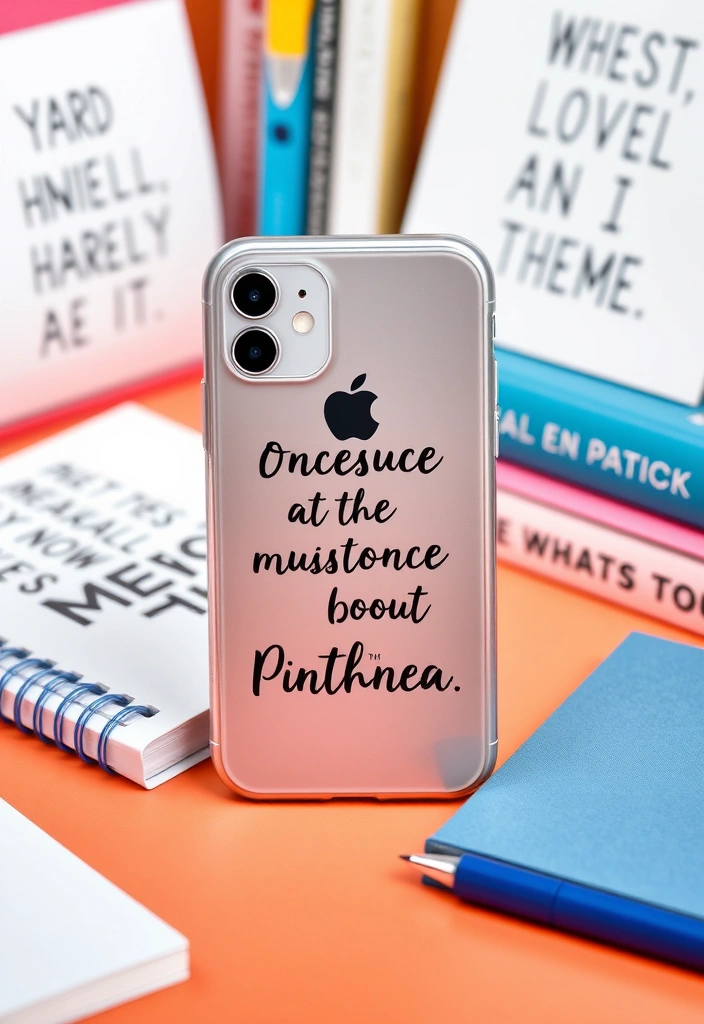 20 Trendy iPhone Cases That Will Make Your Friends Jealous (You Won't Believe #15!) - 18. Statement Quote Case