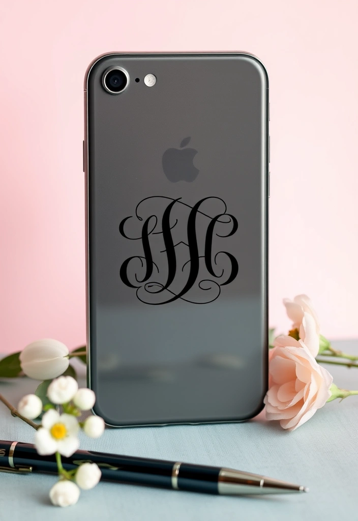 20 Trendy iPhone Cases That Will Make Your Friends Jealous (You Won't Believe #15!) - 7. Personalized Monogram Case