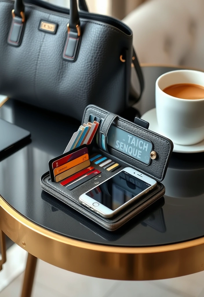 20 Trendy iPhone Cases That Will Make Your Friends Jealous (You Won't Believe #15!) - 9. Tech-Savvy Wallet Case