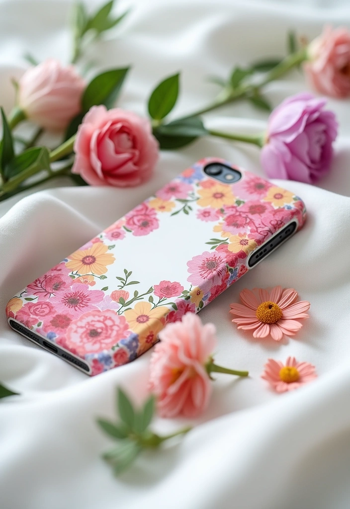 25 Must-Have Anime Phone Cases That Will Make Your Friends Jealous! - 9. Floral Anime Cases