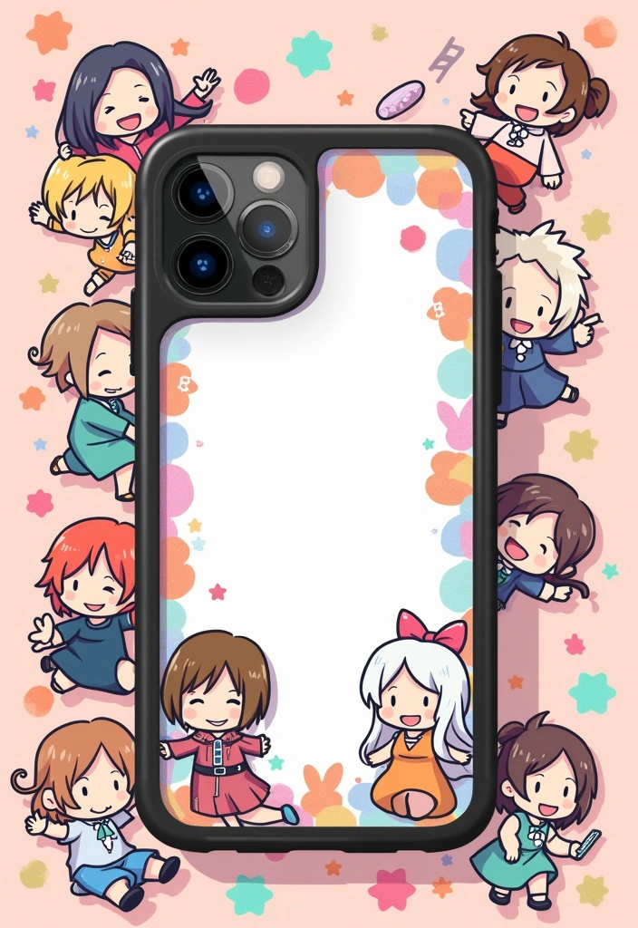 11 Chibi Phone Cases That Bring a Smile to Your Face (Get Ready for #7!) - 10. Customizable Chibi Phone Cases