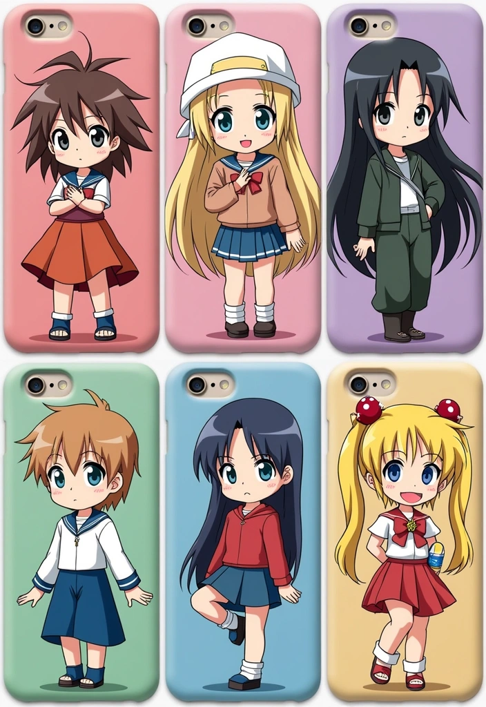 11 Chibi Phone Cases That Bring a Smile to Your Face (Get Ready for #7!) - 3. Classic Anime Characters