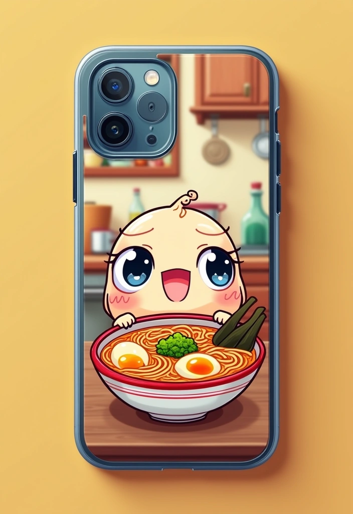 11 Chibi Phone Cases That Bring a Smile to Your Face (Get Ready for #7!) - 4. Whimsical Food Chibis