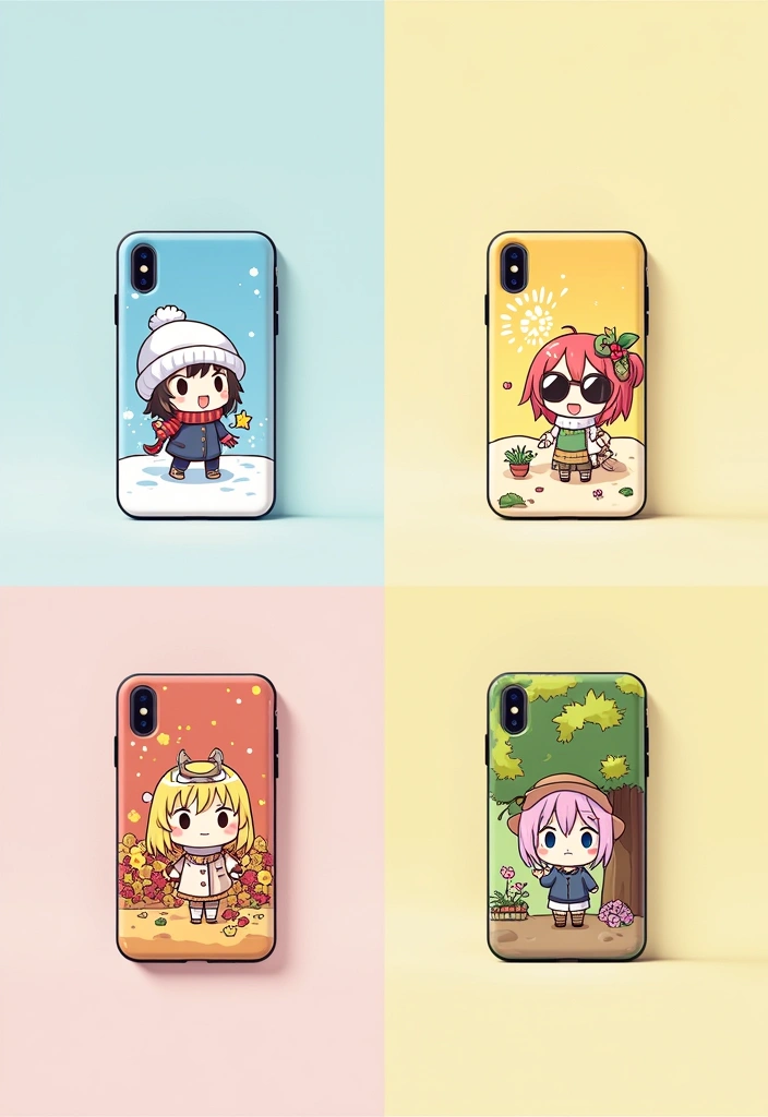 11 Chibi Phone Cases That Bring a Smile to Your Face (Get Ready for #7!) - 9. Seasonal Chibis