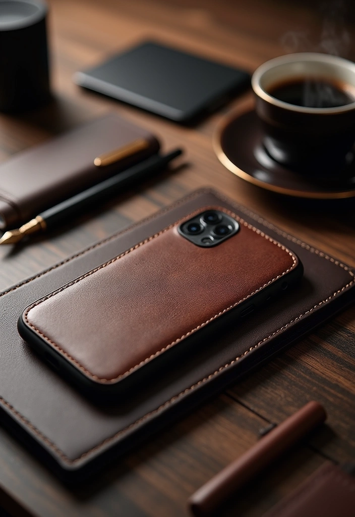 12 Stunning S9 Phone Cases That'll Make Your Friends Jealous! - 4. Luxurious Leather