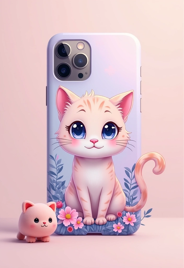 15 Adorable Anime Phone Cases That Will Make Your Friends Go 'Where Did You Get That?!' - 4. Cute Animal Anime Phone Case