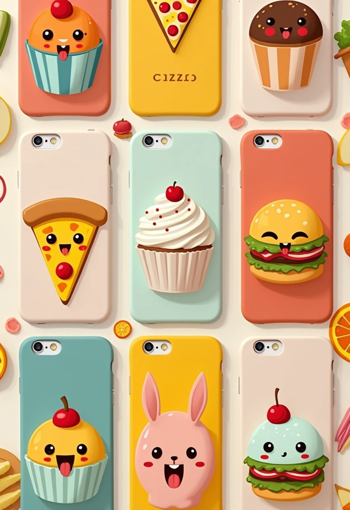 15 Cute Phone Cases Your Kids Will Adore (Wait Until You See #9!) - 4. Cute Food Characters