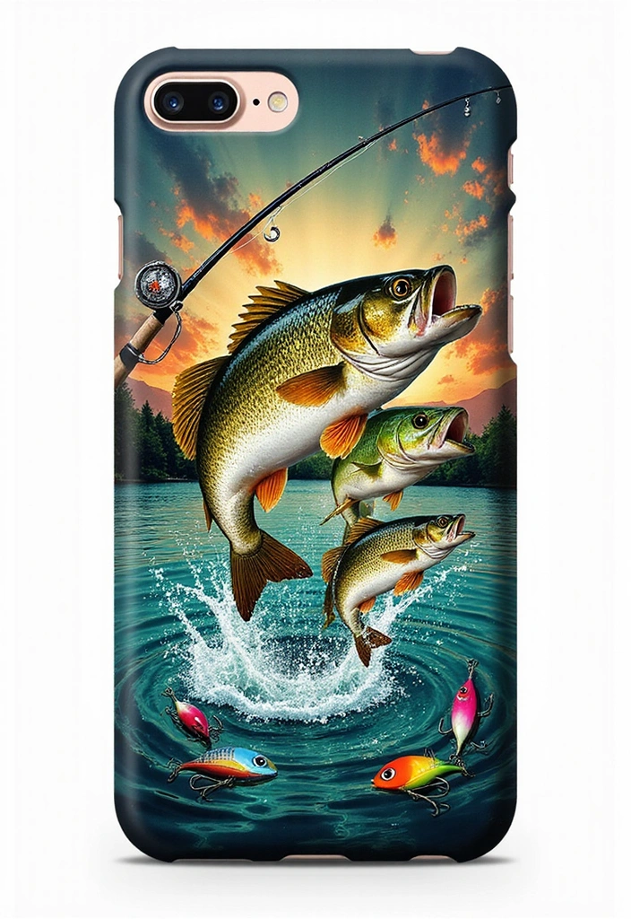 15 Stunning Fishing-Themed Phone Cases That Every Angler Needs to Own! - 14. Fishing Graphic Designs