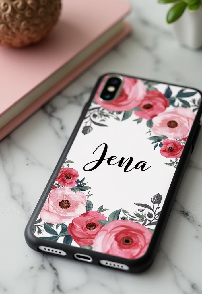 15 Stunning Floral Phone Cases That Will Brighten Your Day (You Have to See #4!) - 13. Customizable Floral Cases