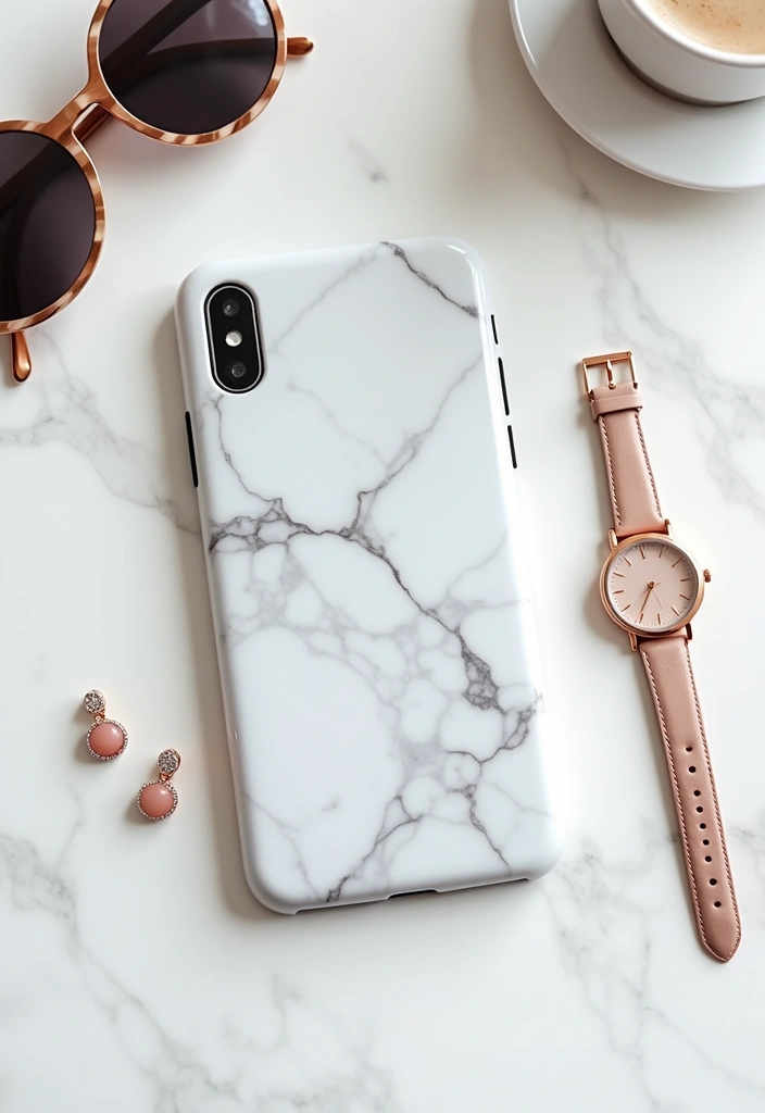 15 Stunning Marble Phone Cases That'll Make Your Friends Jealous! - 11. Slim Fit Marble Cases