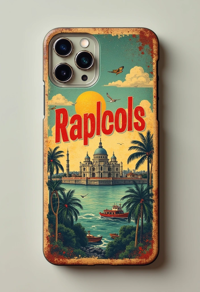 19 Travel-Themed Custom Phone Cases That'll Inspire Your Next Adventure (Don't Miss #4!) - 7. Vintage Travel Posters