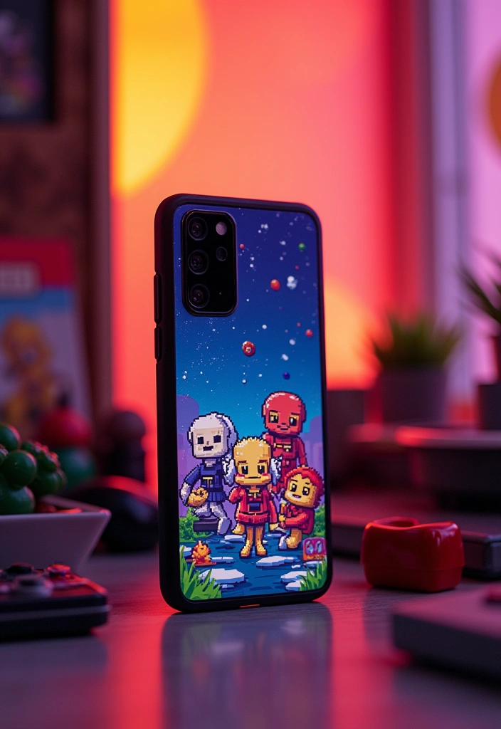 20 Kawaii Anime Phone Cases That Will Make You Squeal with Joy (Don’t Miss #5!) - 10. Retro Kawaii