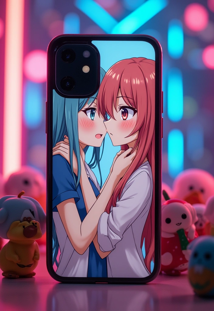 20 Kawaii Anime Phone Cases That Will Make You Squeal with Joy (Don’t Miss #5!) - 14. Character Mashups