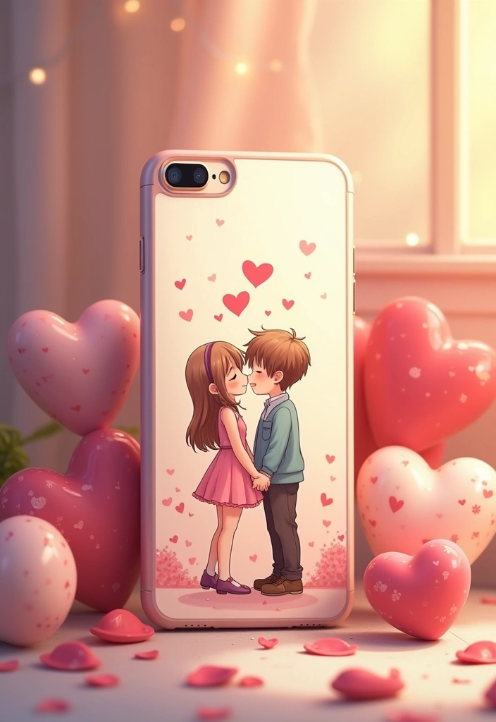 20 Kawaii Anime Phone Cases That Will Make You Squeal with Joy (Don’t Miss #5!) - 16. Anime Couple Cases