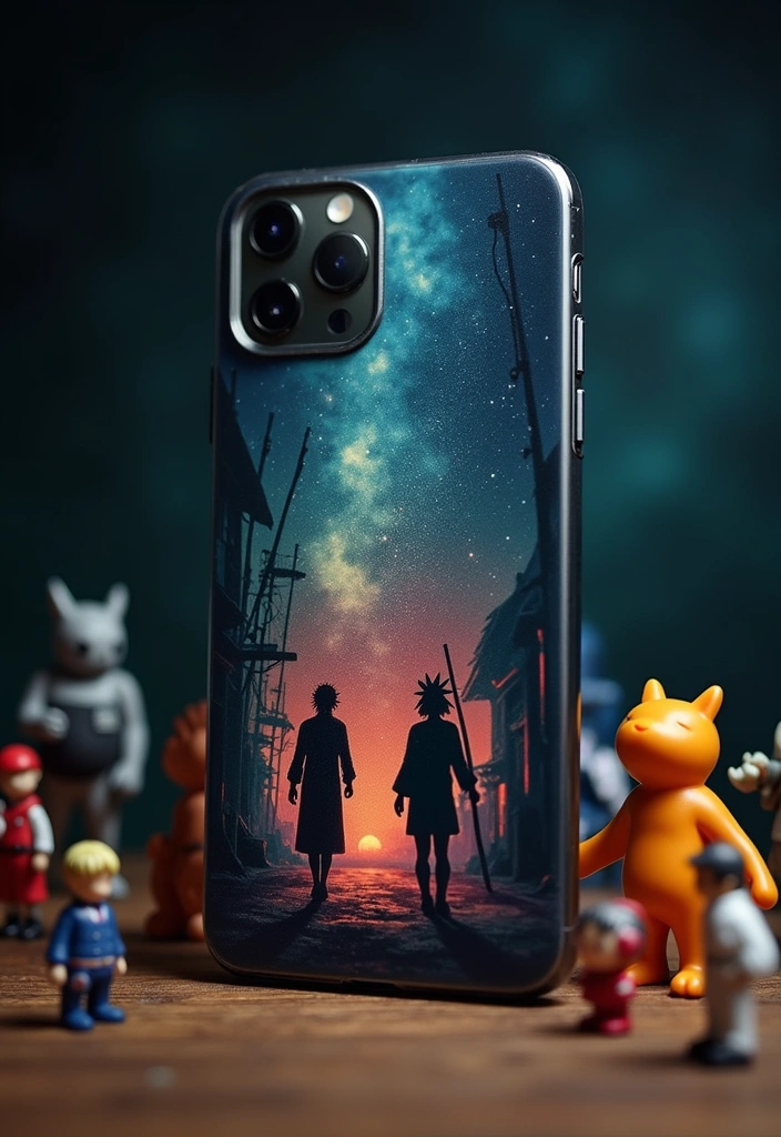 20 Kawaii Anime Phone Cases That Will Make You Squeal with Joy (Don’t Miss #5!) - 3. Iconic Anime Scenes