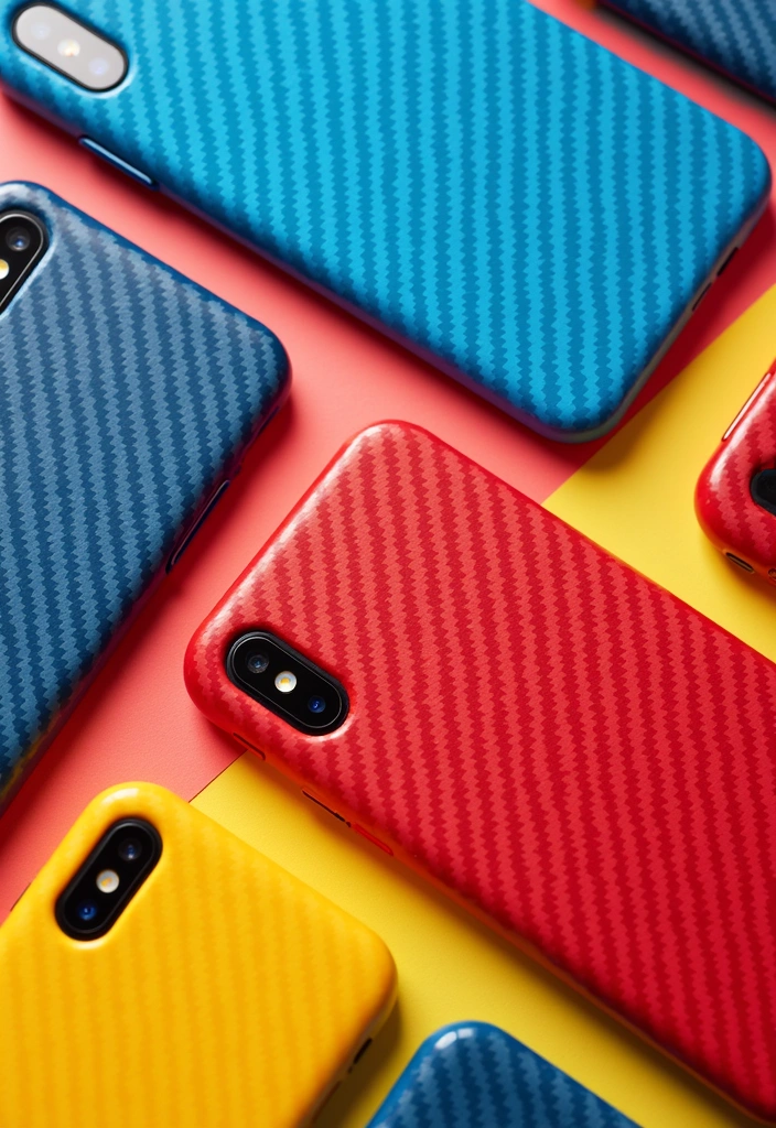 8 Custom Carbon Fiber Phone Cases That Reflect Your Style (You Won't Believe #6!) - 2. Vibrant Colors: Make a Bold Statement