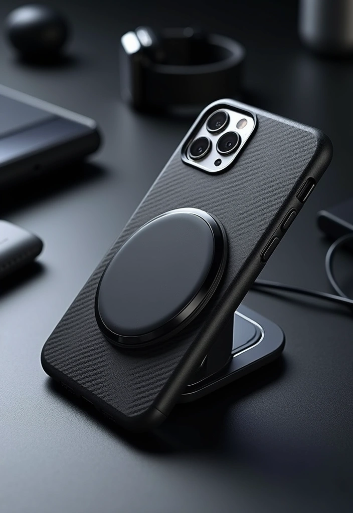 8 Custom Carbon Fiber Phone Cases That Reflect Your Style (You Won't Believe #6!) - 6. Tech-Savvy: Cases with Built-in Features
