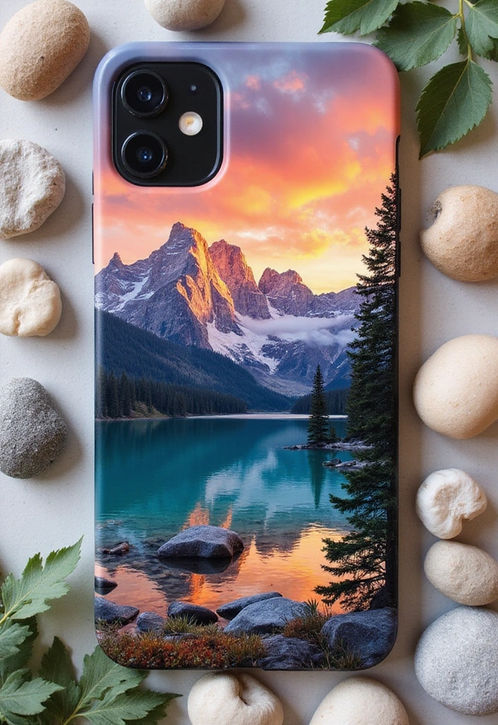 10 Stunning iPhone 12 Custom Phone Cases That Will Make Your Friends Jealous! - 6. Nature-Inspired Designs